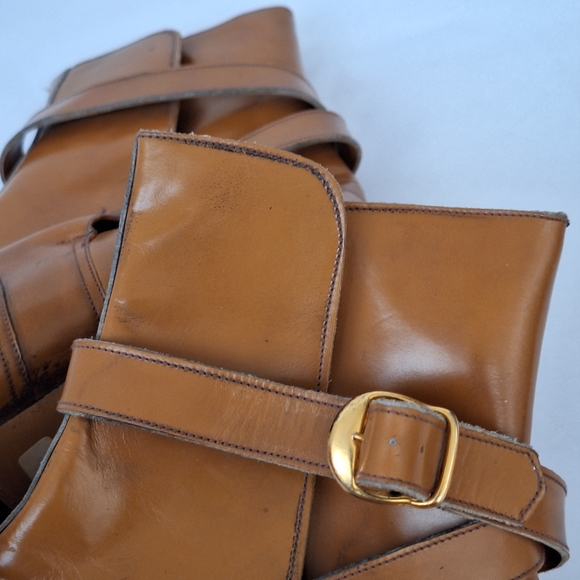 Vintage Ankle Booties Made in Italy sz 9 - Picture 6 of 13